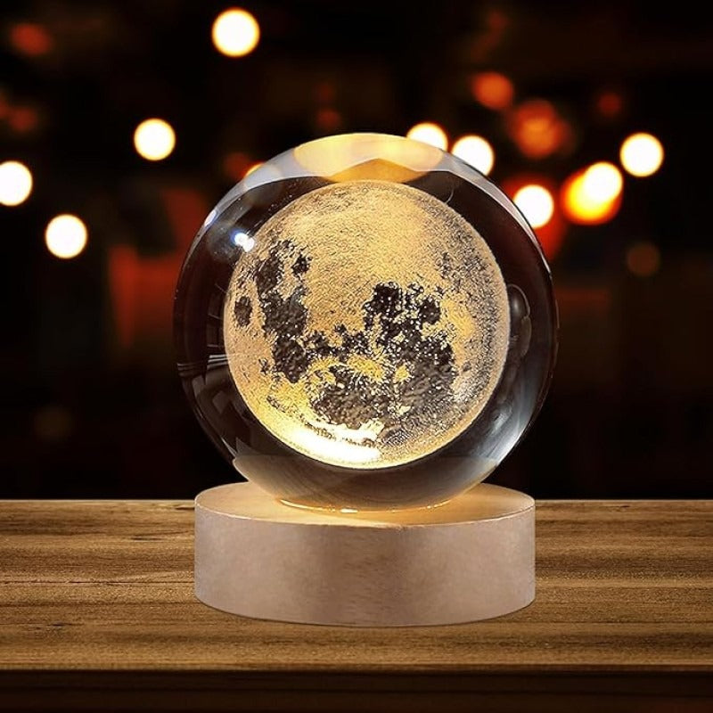EverVibe™ LunarGlow Crystal Moon Lamp