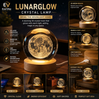 EverVibe™ LunarGlow Crystal Moon Lamp