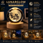 EverVibe™ LunarGlow Crystal Moon Lamp