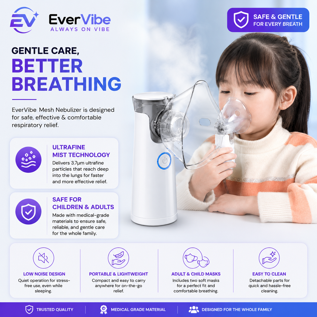 EverVibe™ BreatheEase Nebulizer