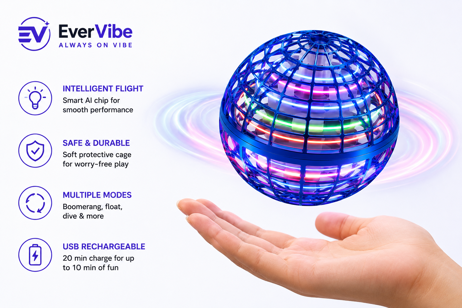 EverVibe™ Cosmic Fly Ball