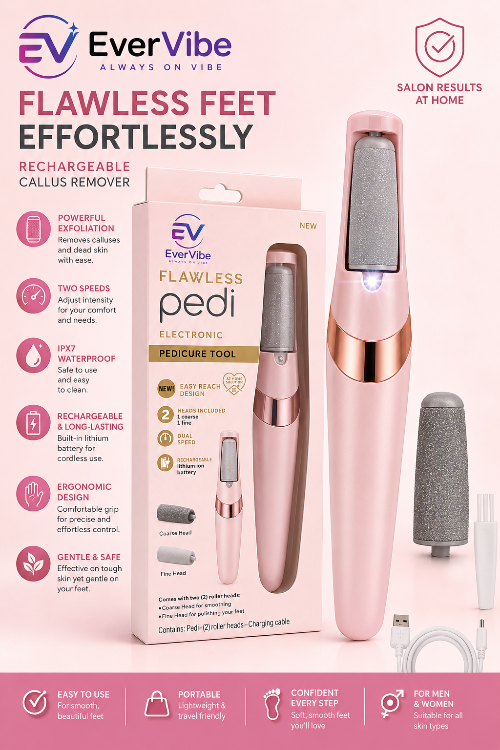 EverVibe™ PediGlow Pro