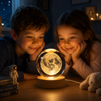 EverVibe™ LunarGlow Crystal Moon Lamp